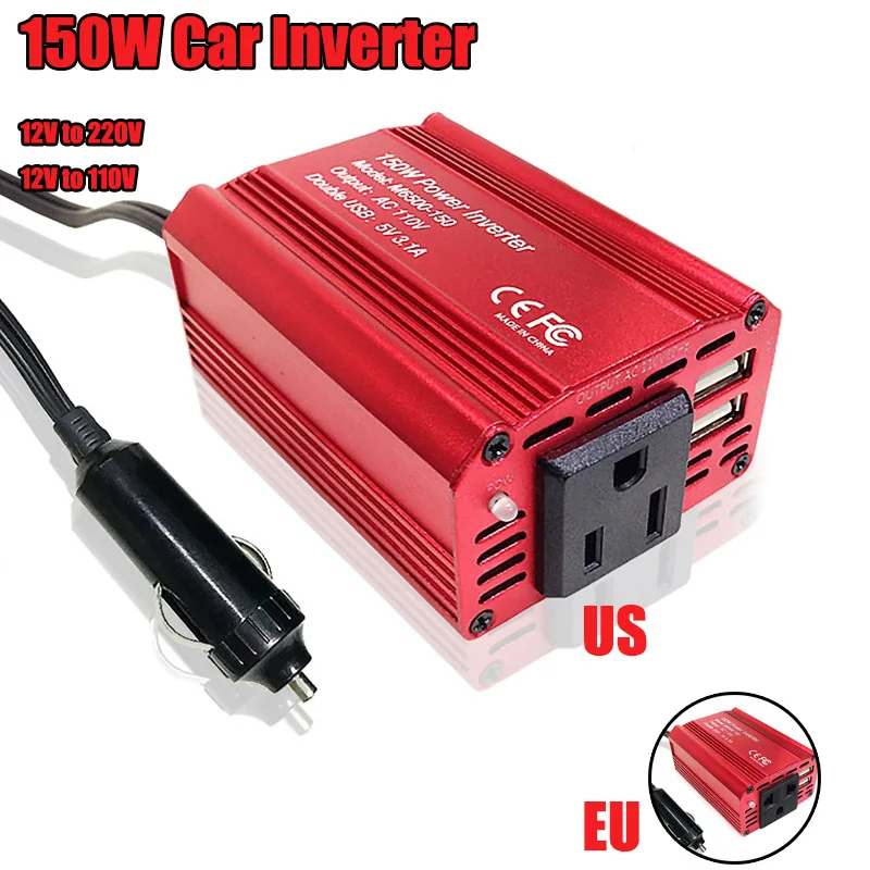 Inverter 12 V 220 V 500W Eu Inverter Per Auto Inverter Solare Per Natale Webasto 12 Volt Inversor12V 220 V Auto Ac