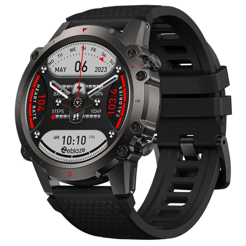 2024 New Vibe 7 Lite Smart Watch Men Superato 12 Test Di Livello Militare Bluetooth Call Smartwatch 3Atm Ip69K Frequenza Cardiaca Impermeabile