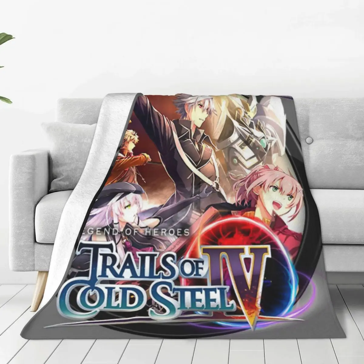 Legend Of Heroes - Trails Of Cold Steel Iv - Trails Of Sc4 Coperta Copriletto Sul Letto Trapunta Copriletto Ins Wind