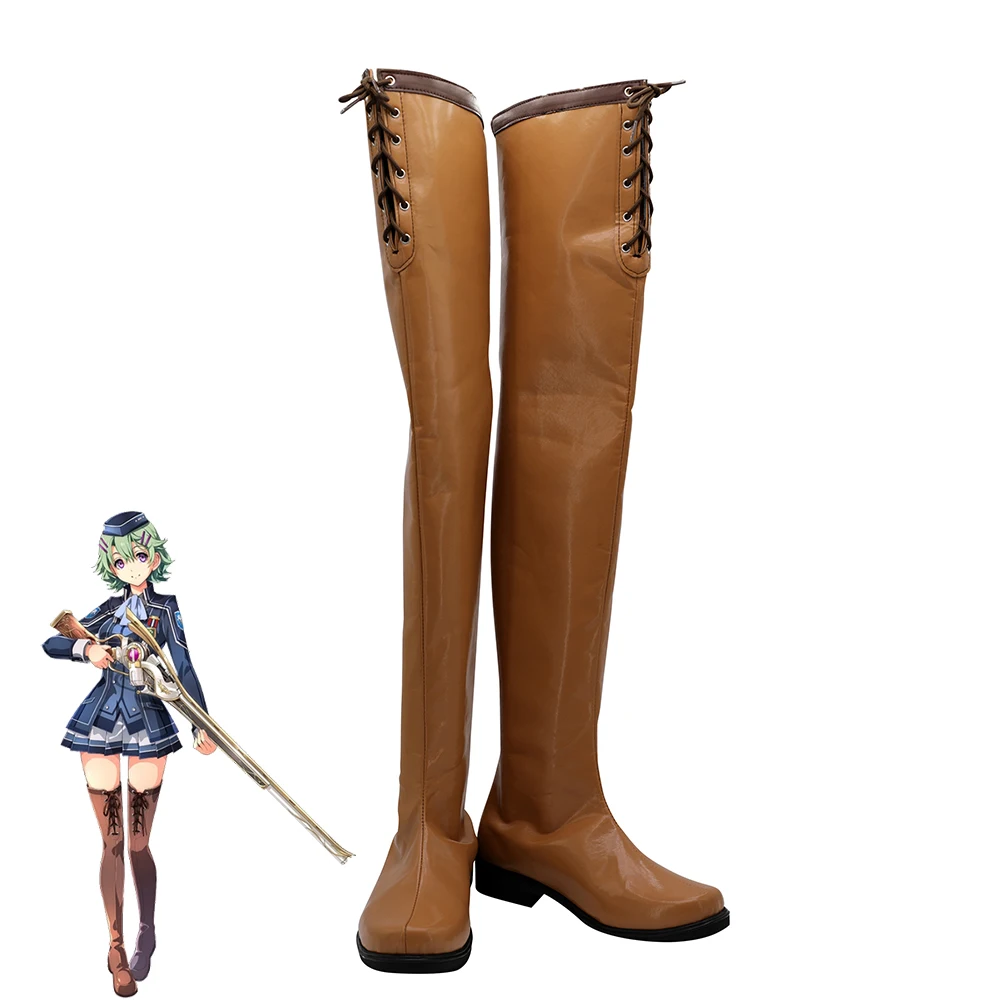 Musse Egret Scarpe Cosplay The Legend Of Heroes Percorsi Di Stivali Da Donna In Acciaio Freddo