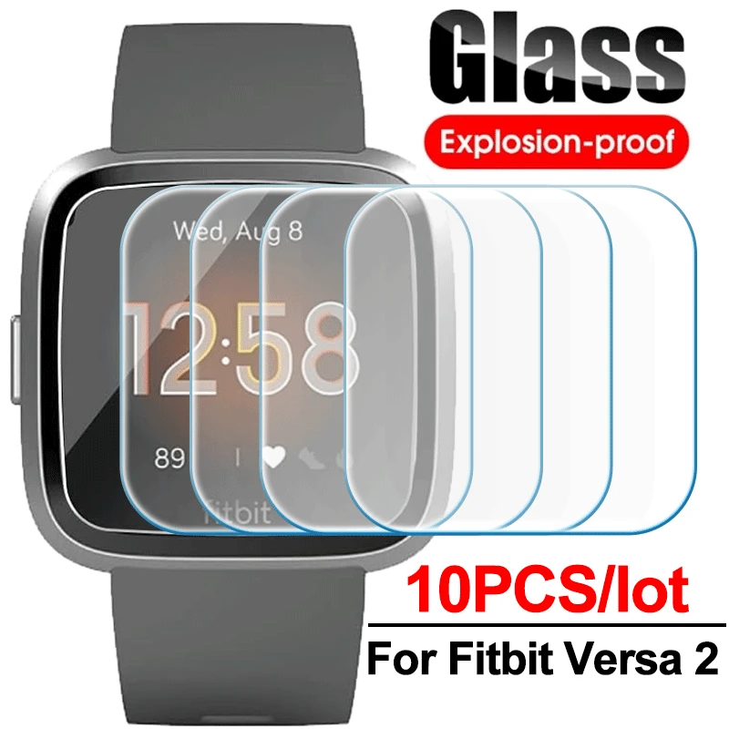 Pellicola Salvaschermo Per Fitbit Versa 2/Versa Lite Pellicola Antigraffio In Vetro Temperato Per Accessori Smartwatch Fitbit Versa 2