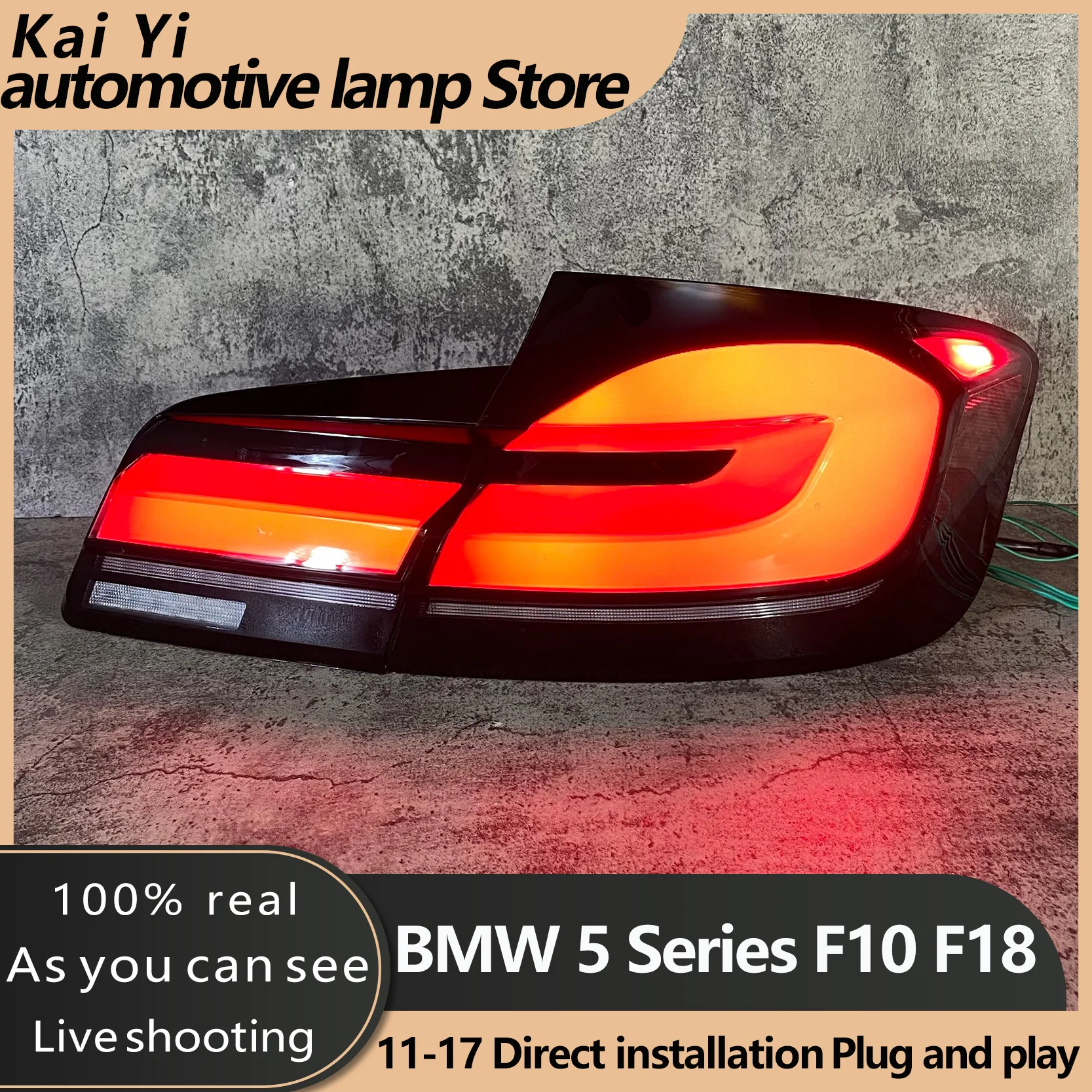Voor F10 F18 Achterlichten 2011-2017 Drl Day Running Led Bi Xenon Lamp Mistlampen Auto Accessoire F10 F18 Staart Lamp