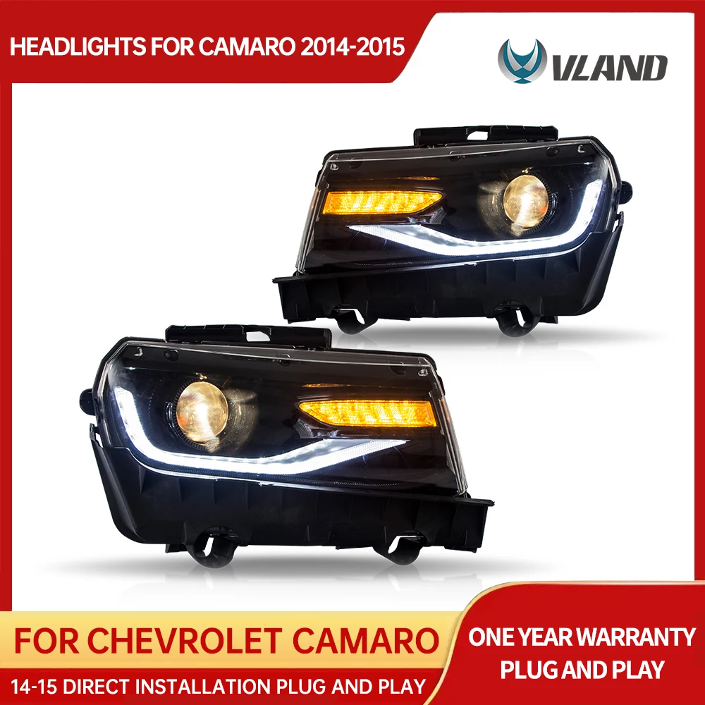 Fari A Led Rgb Vland Per Proiettore Multicolore Sequenziale Chevy Camaro 14-15