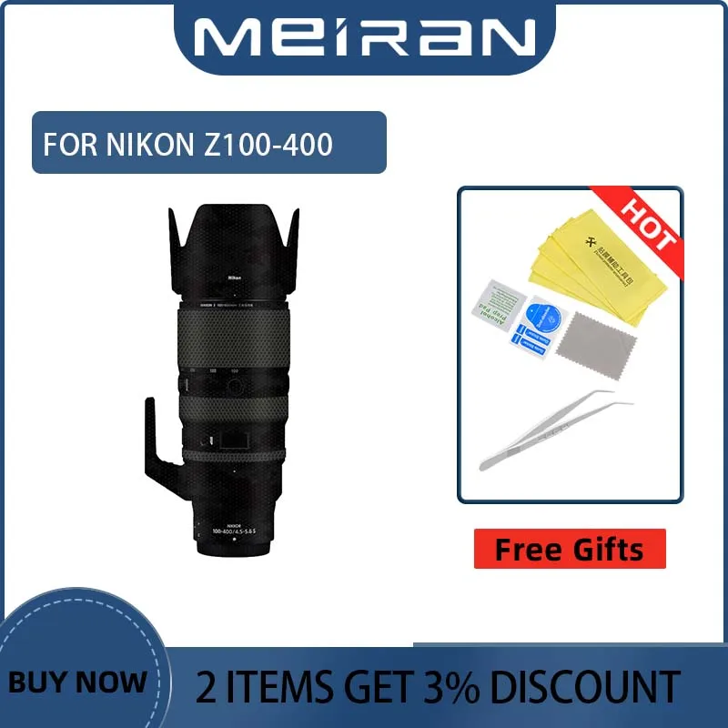 Anti-Scratch Camera Lens Protection Skin Coat Wrap Film Decal Skin Per Nikon Z 100-400Mm F/4.5-5.6 Vr S 100400 Muslimate