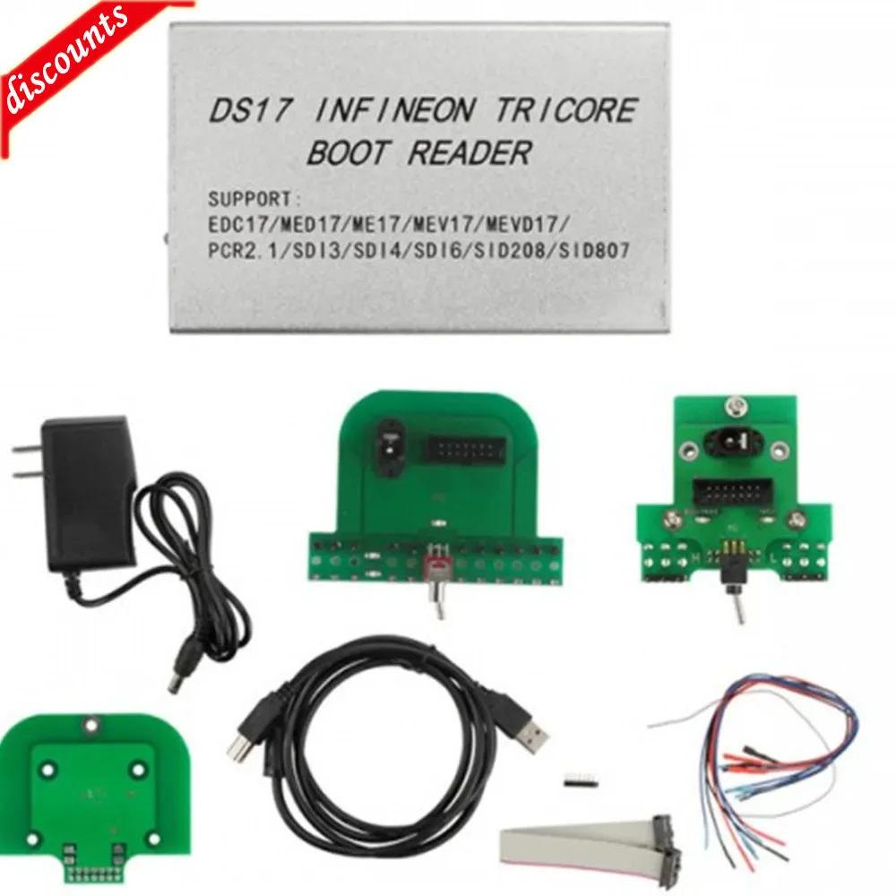 Programmatore Ecu Ds17 Lettore Di Avvio Tricore Infin-Eon Per Edc17/Med17/Me17/V17/Mevd17/Pcf2.1/Sd13/Sd14/Sd16/Sid208/Sid807