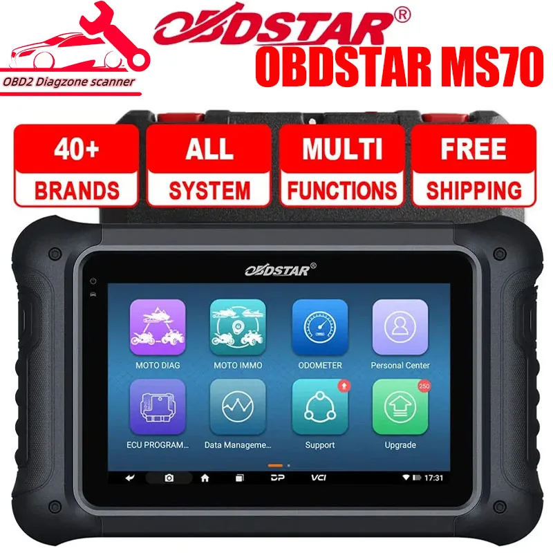 Obdstar Ms70 Scanner Universale Per Moto Obd Strumento Diagnostico Per Bici Lettore Di Codici Di Errore Diagnosi Completa Del Sistema All'Ingrosso Ms5