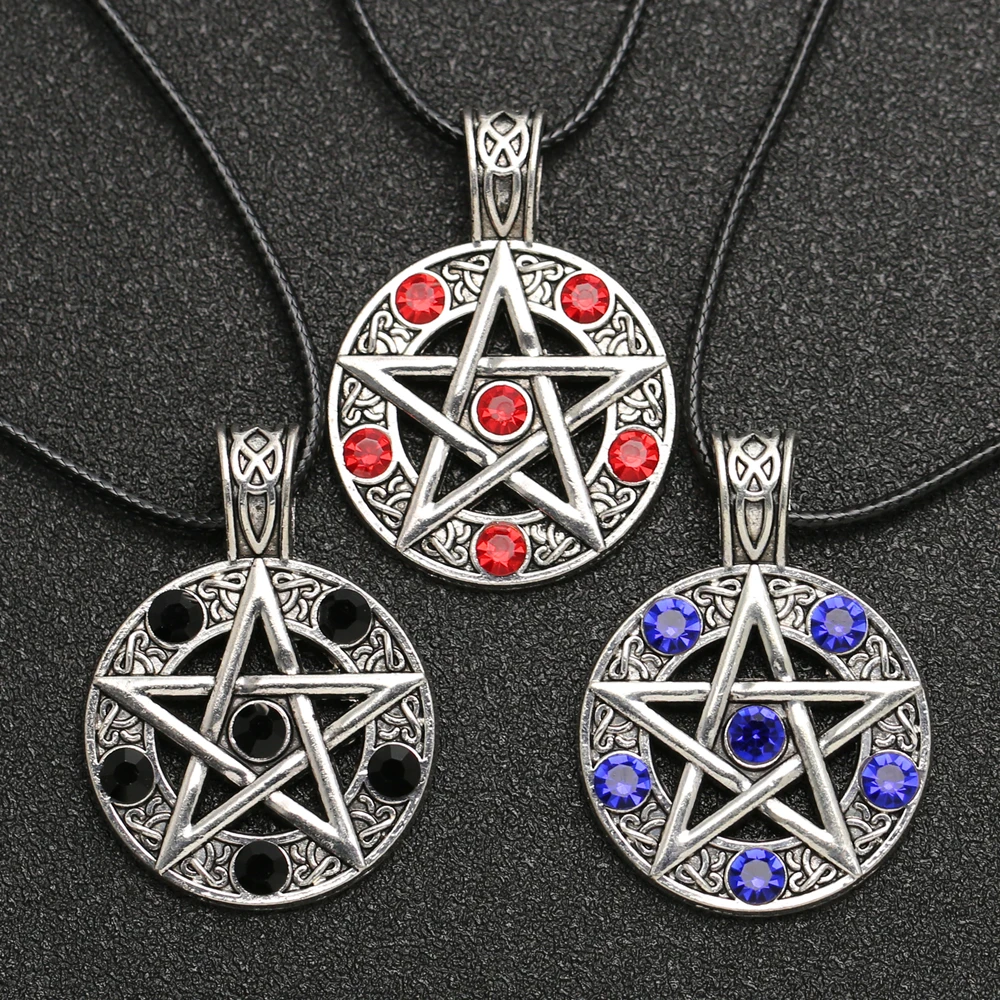Collana Soprannaturale Winchester Satan Pentagram Devil Star Collana Goth Jewelry For Women Men Pentagram Collane