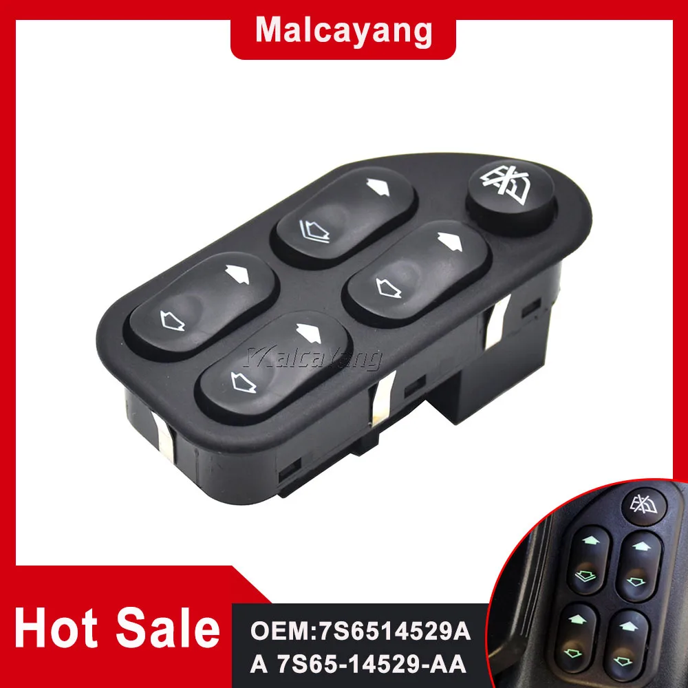 Consegna Veloce Per Ford Escort Mk Vii Mondeo Transit Scorpio Fe Window Lifter Switch Lato Conducente Muslimah