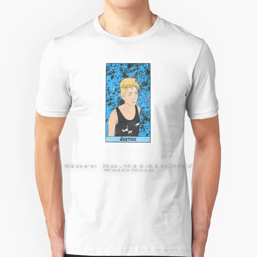 T-Shirt Justice 100% Puro Cotone Mollyl Knefel Mjklcats Pagina 7 Last Pod Last Podcast Ultimo Podcast A Sinistra Lpn Last