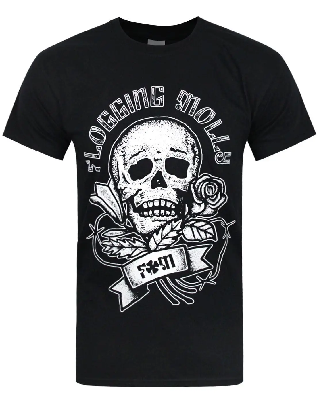 T-Shirt Da Uomo Flogging Molly Roses