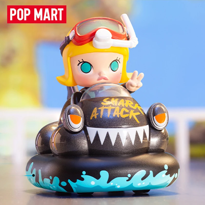 Pop Mart Popcar Park Bumper Car Series Labubu Molly Skullpanda Car Blind Box Toys Mystery Box Mystery Caixa Action Figure Gift