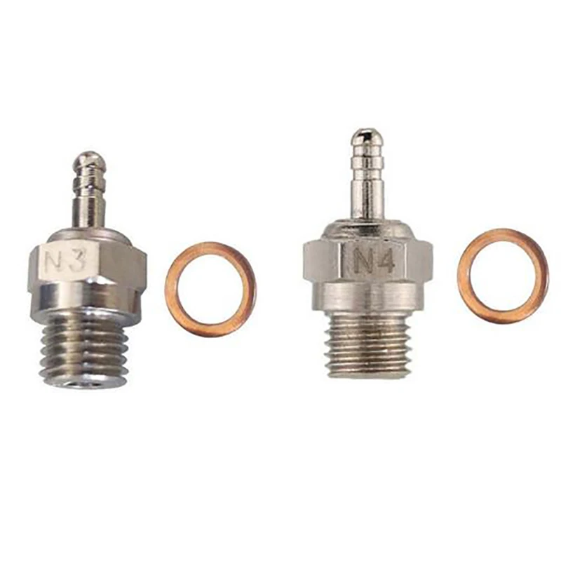 1Pcs Universal #8 Glow Plug N3 N4 Spark Nitro Parti Del Motore Per Hsp Rc Car Part