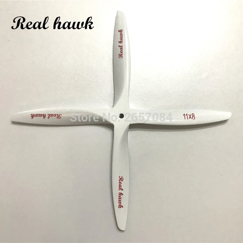 4 Lama 20X8/20X10 Ccw O Cw Bianco Elica In Legno Per Bilancia Rc Gas O Motore Nitro Modello Di Aereo