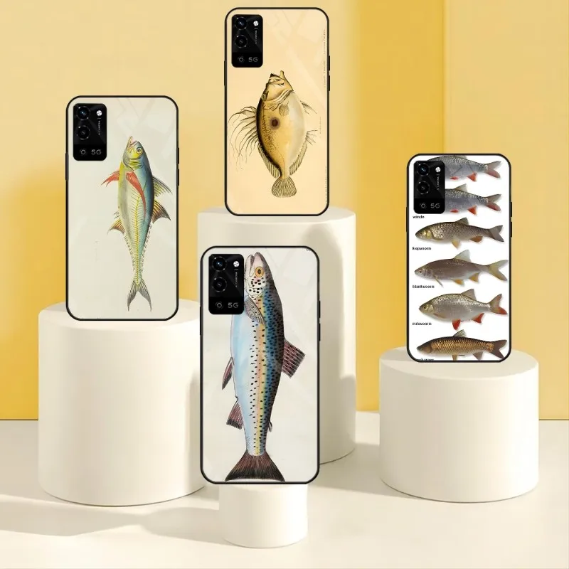 Custodia Per Telefono Pesce Pesca Alla Carpa Per Vivo X70 55S 5G 73 Y30 Y 31S Iqoo 9 8 7 Neo5 S Se U5 Z3 76S S10 E 12 S9 X60 Pro Glass