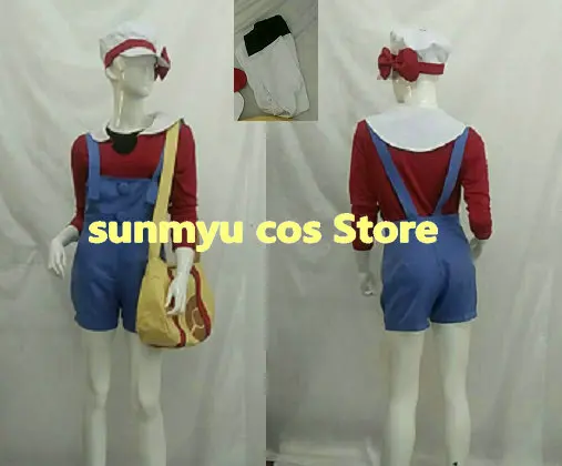 Costume Cosplay Pokemon Heartgold E Soulsilver Kotone Lyra, Dimensioni Personalizzabili, Commercio All'Ingrosso Di Spettacoli Di Halloween