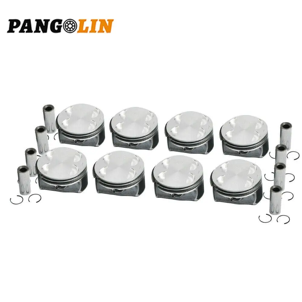 8X Pistoni & Anelli Std 21 Millimetri Set N62B48 11257542292 Sostituire Per Bmw 550I 650I X5 E60 E61 E63 E65 4.8L 21 Millimetri Di Montaggio Del Motor