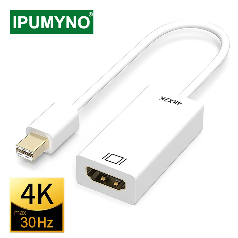 Mini Displayport A Hdmi-Cavo Compatibile 4K 1080P Tv Proiettore Proiettore Dp 1.4 Display Port Converter Per Apple Macbook Air Pro