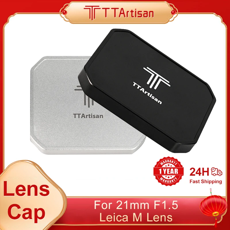 Tappo Per Obiettivo In Metallo Ttartisan Progettato Per M21Mm F1.5 Per Ttartisan 21Mm F1.5 Leica M Obiettivo Con Montaggio Mirrorless Tappo Anteriore 