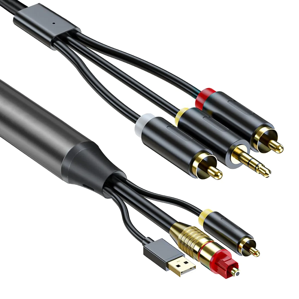 Cavo Di Conversione Digitale-Analogico O, Spdif Digitale/Ottico E Coassiale Ad Analogico L/R Rca O Cable Per/Ps5/Tv
