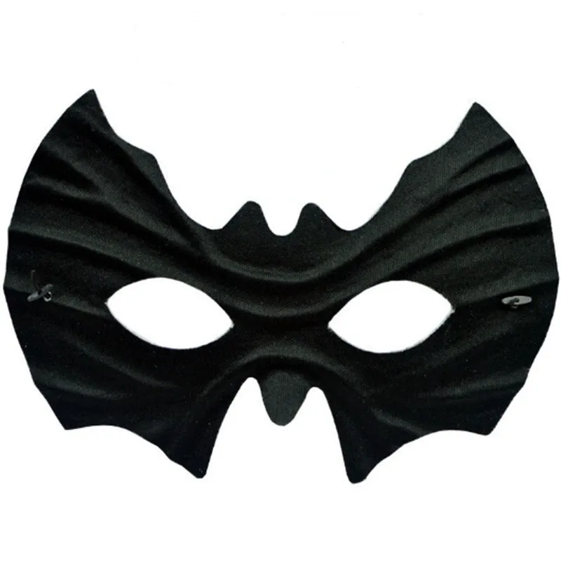 Maschera Nera Super Hero Batgirl Batman Halloween Costume Unisex