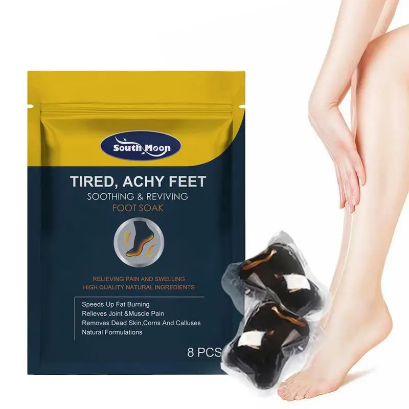 8 Pezzi Gel Detergente Soak Gel Soak Gel Beads Detox Alleviare La Fatica Natural Herbal Slimming Foot Bath Capsule Shape Up Care
