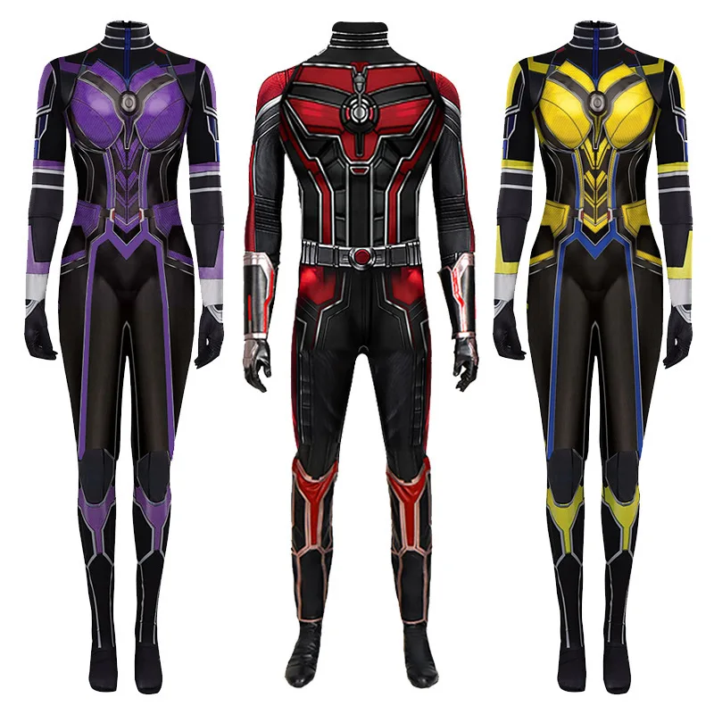Halloween Cos One Piece Costume Movie Ant Man And The Wasp3D Digital Printed Stretto Set