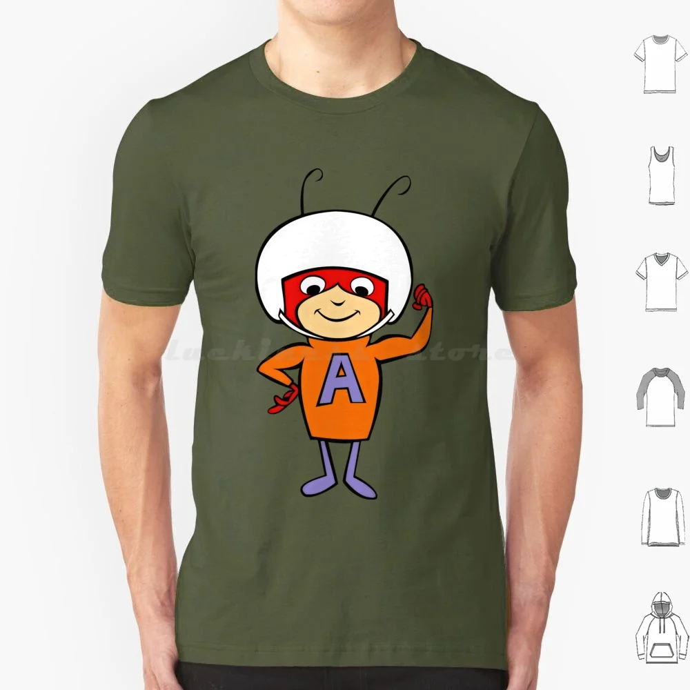 Atom Ant , The Secret Squirrel Show T Shirt Uomo Donna Bambini 6Xl Atom Ant The Secret Squirrel Show