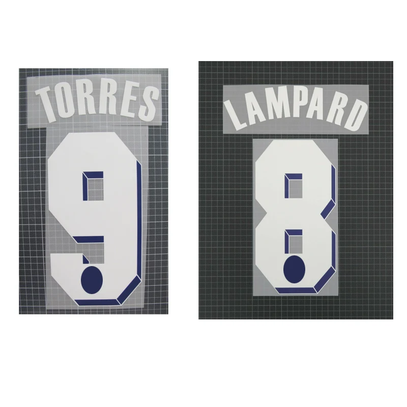 2011-2012 Dr Drogba Nameset Lampard Ivanovic Daviid Luiz Mata Drogba Terry Printing