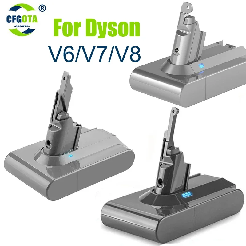 21.6V Per Batteria Dyson V6 V7 V8 Sv09 Sv11 Sv10 Sv12 Dc59 Absolute Fluffy Animal Pro Aspirapolvere Batterie Ricaricabili