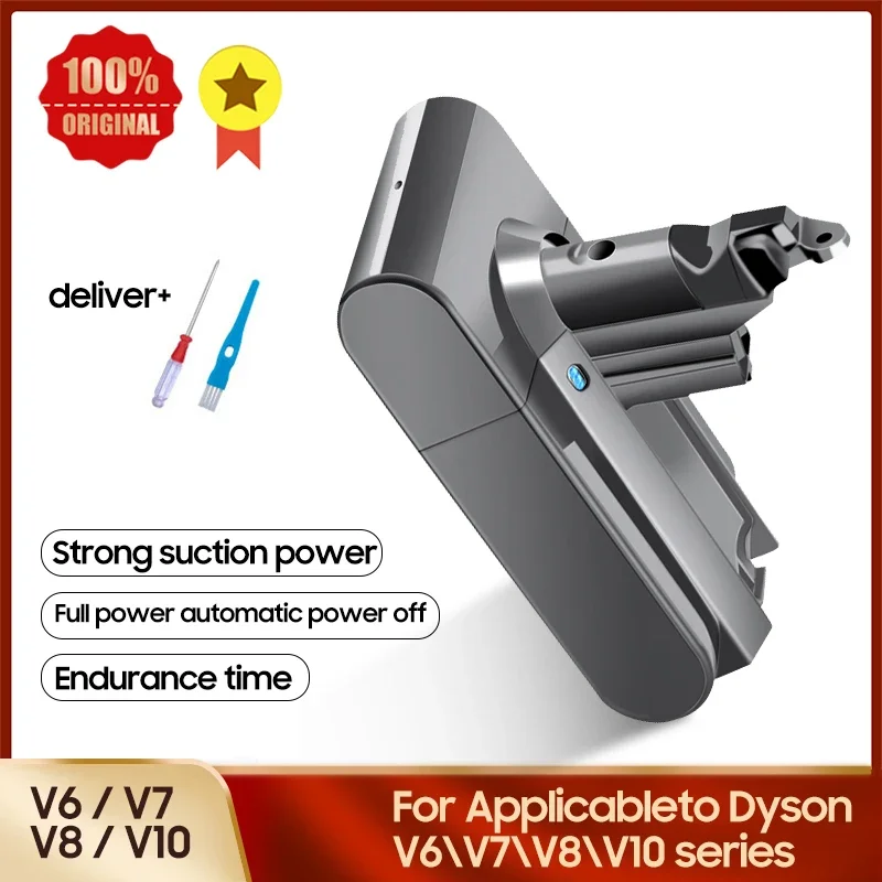 Batteria Per Aspirapolvere Per Dyson V8 Absolute V10 Sv12 V8 Animal + V7 Sv11 V8 Fluffy V6 Materasso Per Motochead V8 Extra Trigger V8 Sv10