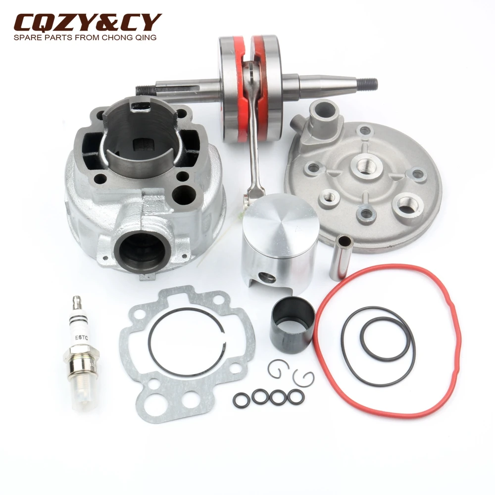 Kit Cilindro Big Bore Da 49Mm / 12Mm 90Cc E Albero Motore Da Corsa Per Peugeot Xps Xp6 Xr6 Am6 50Cc Minarelli 2 Tempi
