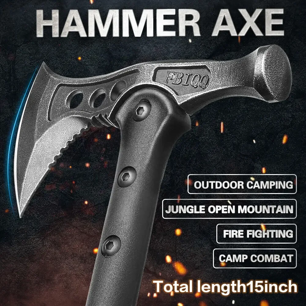 Tactical Survival Axe Multi Tool Emergency Gear Tourist Ax Tactical Axe Outdoor Portable Tomahawk Wild Camping Hatchet