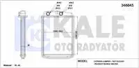 346845 Interni Castello 2081811Ab Radiatore Riscaldatore (Motore) Ducato Iii Per Ducato Iii