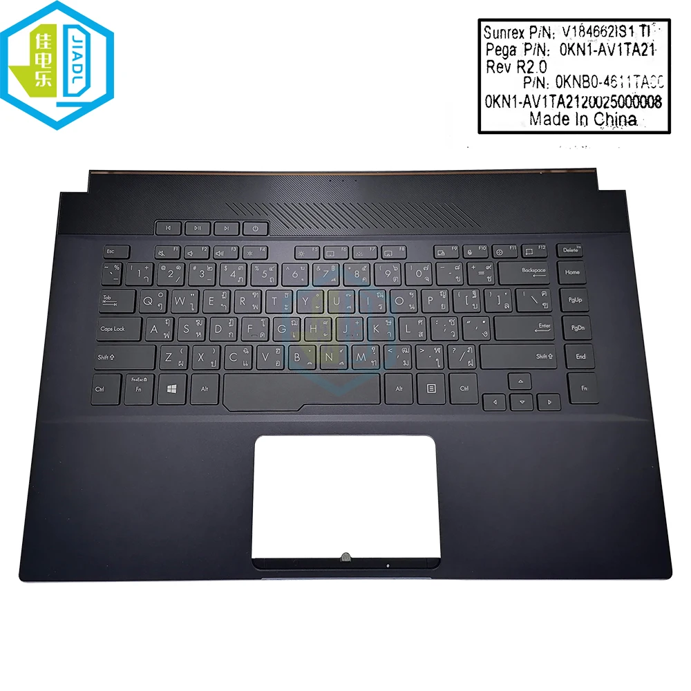 Nuovo Palmrest Retroilluminato Per Tastiera Tradizionale Thailandese Per Asus Proart Studiobook Pro 15 W500G5T W500G5T-2I W500Gv 90Nb0Pw1-R31Tw0