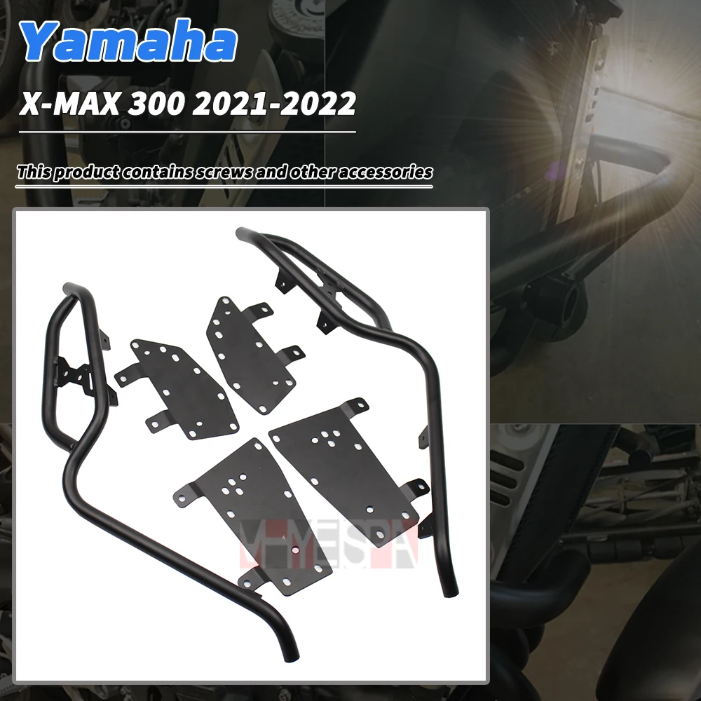 Per Yamaha X-Max 300 Xmax 300 Xmax300 2021 2022 New Motorcycle Highway Engine Guard Paraurti Crash Bar Stunt Cage Frame Protector