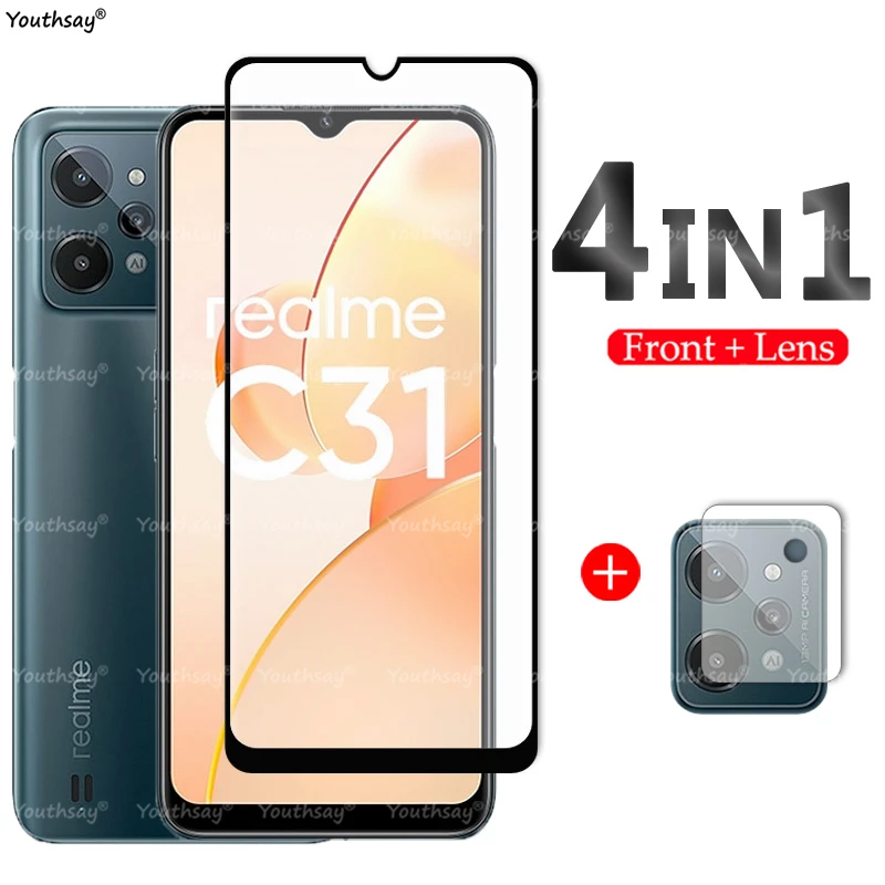 Per Realme C31 Vetro Per Realme C31 C35 C25 C25Y C25S C21 C21Y C11 Pellicola Proteggi Schermo In Vetro Temperato Per Realme C31