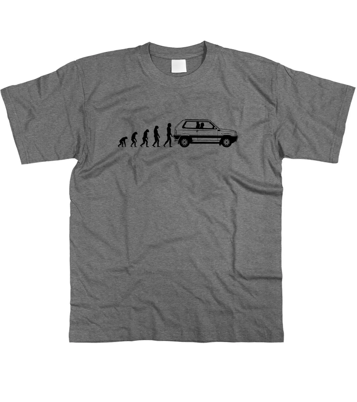 Motorholics Mens Evolution Of Man To Fiat Panda 4 X4 T-Shirt S - 5Xl