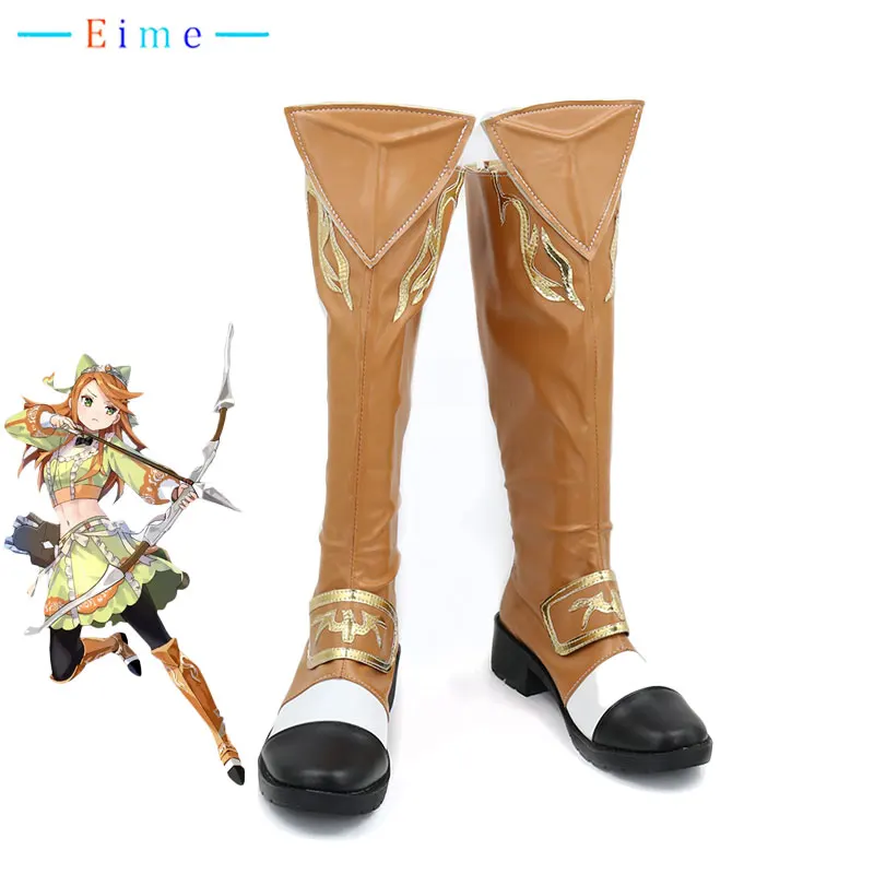 Etie Cosplay Scarpe Gioco Fire Emblem Fidanzamento Cosplay Prop Halloween Carnival Boots Anime Pu Leather Shoes Custom Made