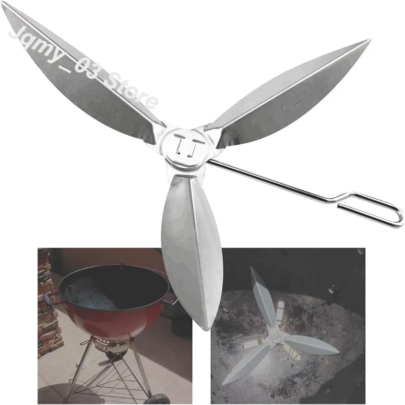 Per Weber Kettle Grills Silver 22-1/2 Pollici Kit Sistema Di Pulizia One-Touch Per Griglia Inferiore Per 7444 Weber Grill Parti Di Ricambio