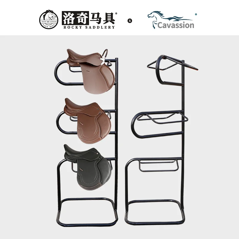 Saddle Rack De Sella De Aterramento Três Niveis Saddle Rack Suprimentos De Sala De Cavalo Especado Saddle Rack 8503032