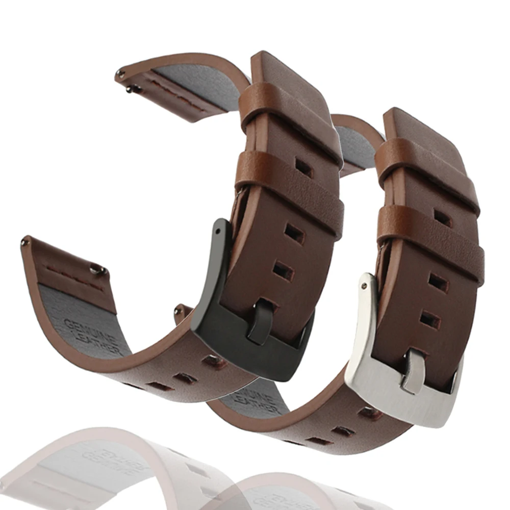 Cinturino Da 18Mm Per Fossil Gen 4 Q Venture Hr/Gen 3 Q Venture Smart Watch Band Bracciale In Pelle Per Fossil Women'S Gen 6 5 42Mm Bands