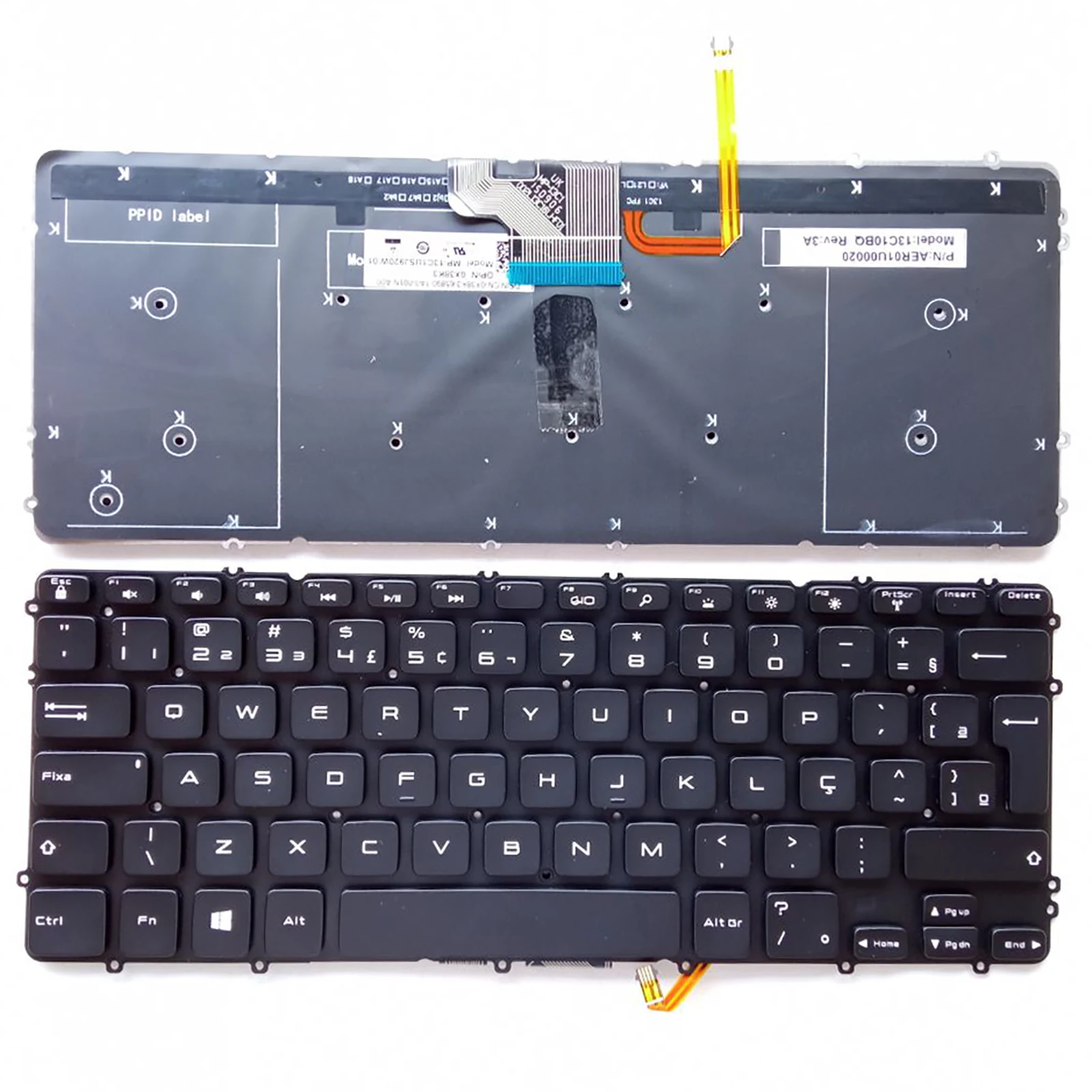 Per Dell Precision M3800 Xps 15 9530 Tastiera Retroilluminata Br