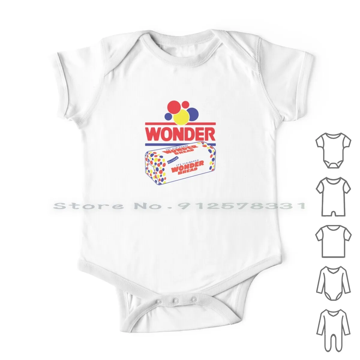 Wonder Bread Vestiti Per Neonati Pagliaccetti Tute In Cotone Wonder Bread Vintage Kitchen Food Prodotti Da Forno A Fette Bakery Racing