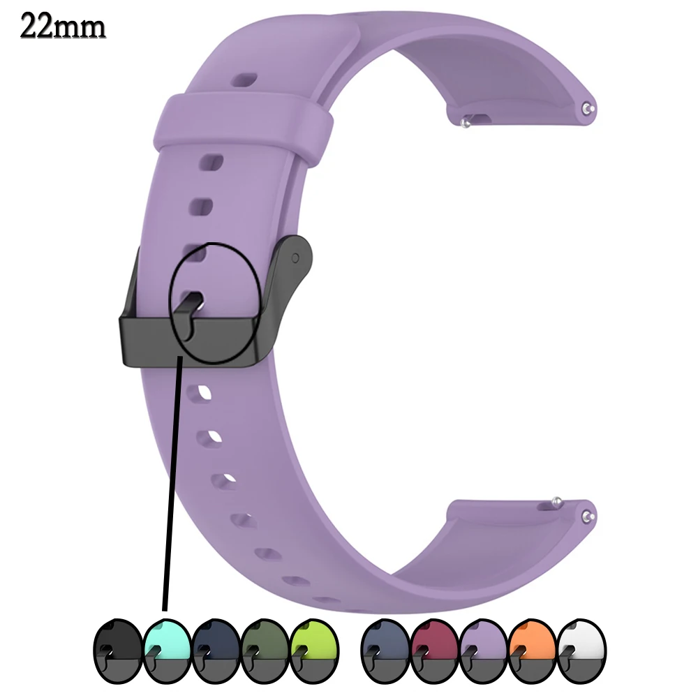 Cinturini Originali 22Mm Per Realme Watch S Watch 2 Pro Braccialetti In Silicone Per Huawei Watch 3 Watch 3 Pro Gs Pro Magic Watch 2 46Mm