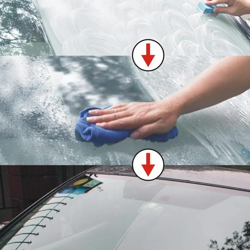 Auto Car Glass Polishing Cream Glass Oil Film Rimozione Pasta Pasta Lucida Pulita Per Strumenti Agente Parabrezza Anteriore Finestra Bagno