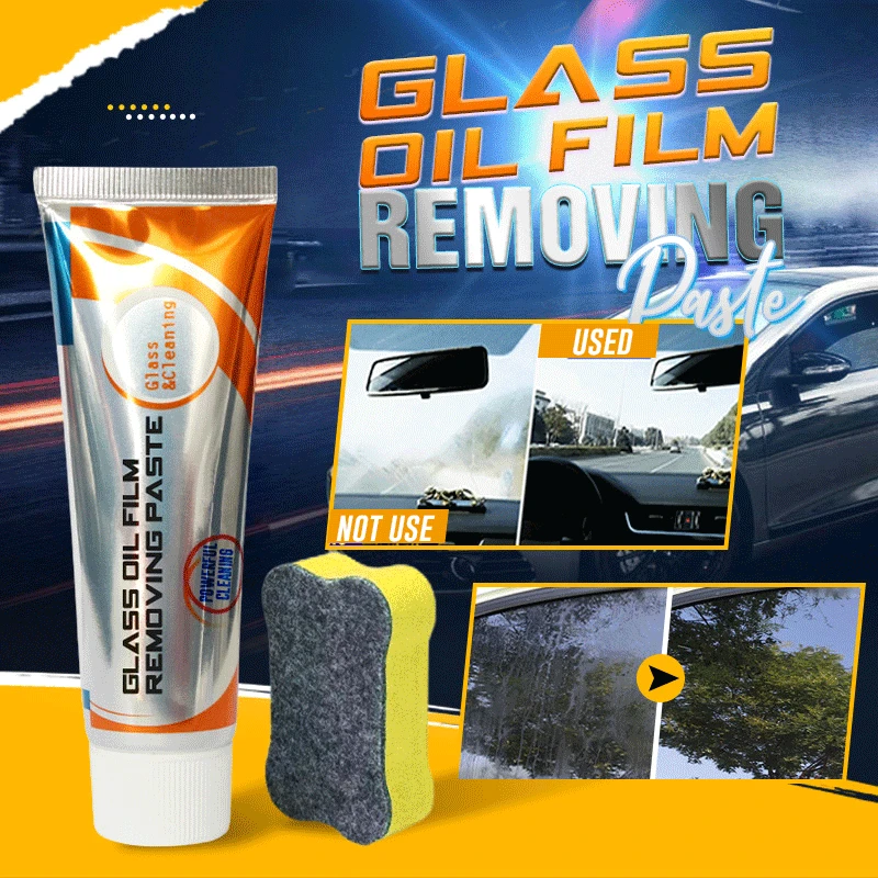 50/100G Auto Car Glass Polishing Glass Oil Film Rimozione Pasta Pasta Lucida Pulita Per Strumenti Agente Parabrezza Anteriore Finestrino Auto