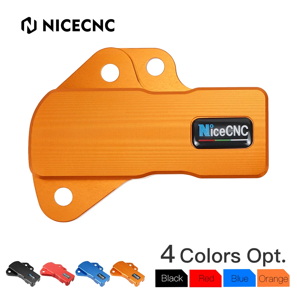 Nicecnc Motocross Tps Sensor Guard Protector Protector Per Ktm Exc Xcw Exc250 Exc300 Tpi Six Days 2018-2022 Xcw150 Alluminio Arancione