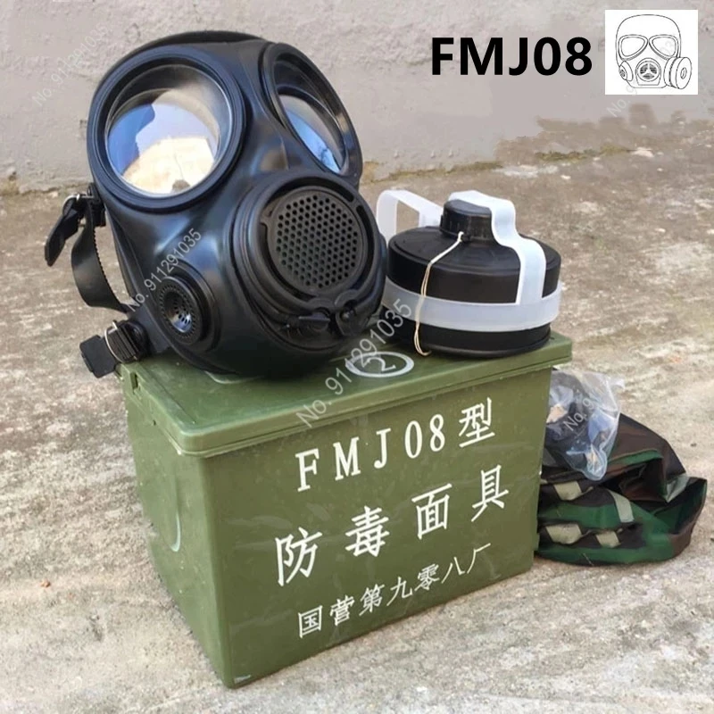 08 Tipo Nuova Maschera Antigas Irritante Cs Maschera Antigas Anti-Chimica Per Inquinamento Nucleare Mfj08 Tipo Maschera Antigas Respiratore