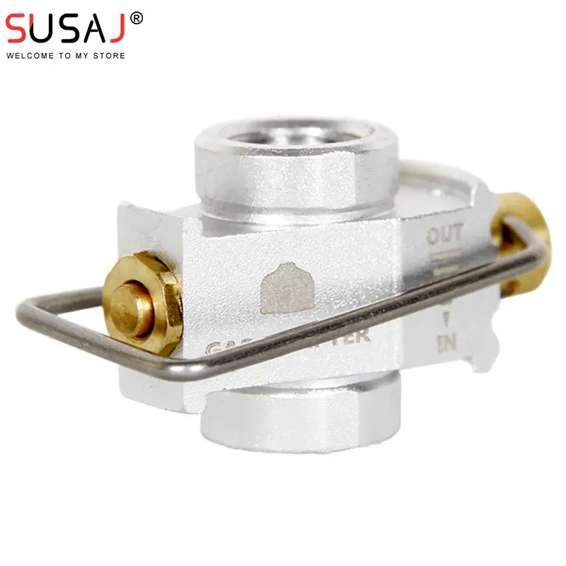 Camping Gas Saver Plus Gas Converter Shifter Refill Flat Tank Conversion Adapter Valvola Adattatore Per Gas Da Campeggio