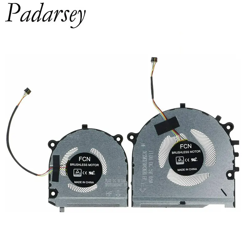 Pardarsey Sostituzione Laptop Cpu E Gpu Ventola Di Raffreddamento Set Coppia Per Lenovo Ibm Thinkbook 13S-Iml 13S-Iwl Fldu Fl03 5V